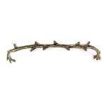 Metal Textured Branch Antique Bronze Bracelet